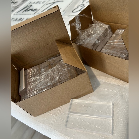 Wedding Handmade Elegant Acrylic Black Table Numbers - Picture 11 of 11